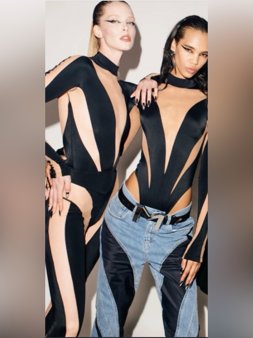 Mugler H&M Bodysuit Top M Medium New - Picture 8 of 12